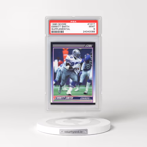 1990 Score Supplemental #101T Emmitt Smith (PSA 9 MINT)