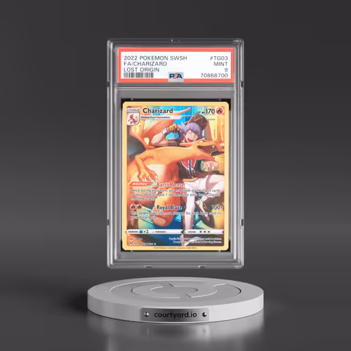 2022 Pokémon Sword & Shield Lost Origin #TG03 Charizard - Full Art (PSA 9 MINT)