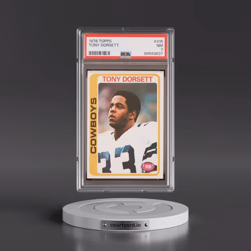 1978 Topps #315 Tony Dorsett (PSA 7 NM)