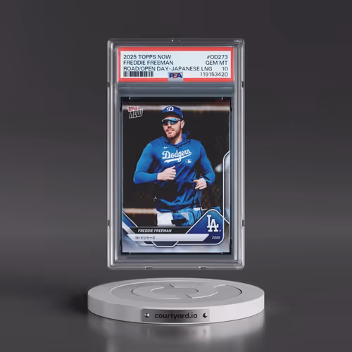 2025 Topps Now Road to Opening Day #OD273 Freddie Freeman - Japanese Language (PSA 10 GEM MINT)