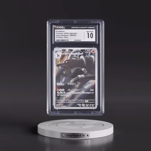 2024 Night Wanderer #066/064 Houndoom - Art Rare (CGC 10 GEM MINT)