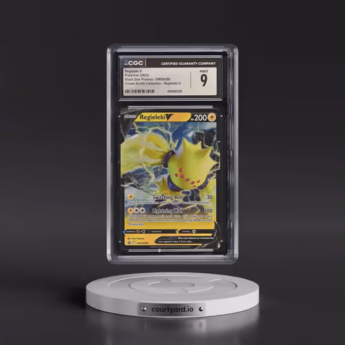 2017 Black Star Promos - Sword & Shield #SWSH280 Regieleki V - Holo Crown Zenith Collection - Regiel