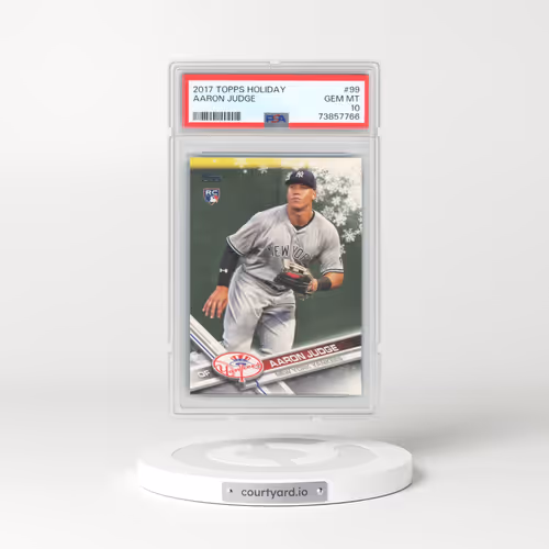 2017 Topps Holiday #99 Aaron Judge (PSA 10 GEM MINT)