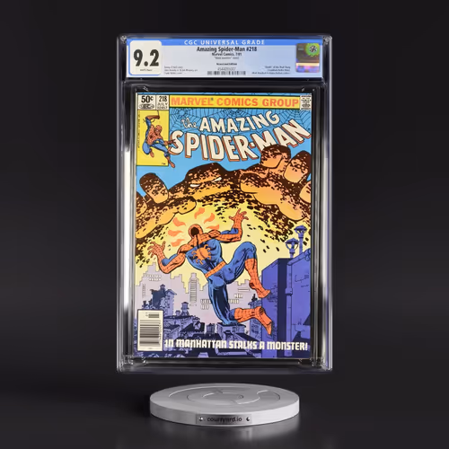 Amazing Spider-Man #218 CGC 9.2 White Pages (Marvel Comics, 7/81) - Newsstand Edition Universal