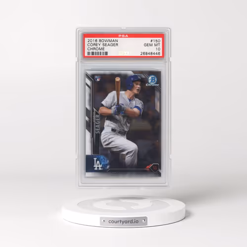 2016 Bowman #150 Corey Seager - Chrome (PSA 10 GEM MINT)