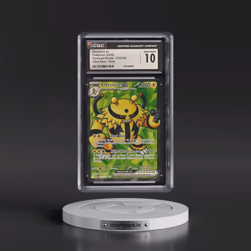 2025 Pokémon Dri EN-Destined Rivals #212 Electivire EX - Holo Ultra Rare (CGC 10 GEM MINT)