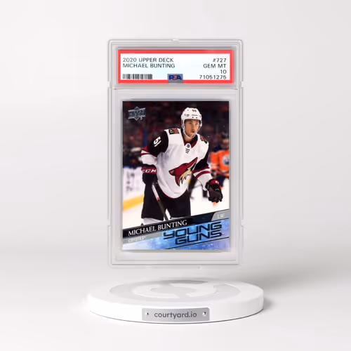 2020 Upper Deck #727 Michael Bunting (PSA 10 GEM MINT)
