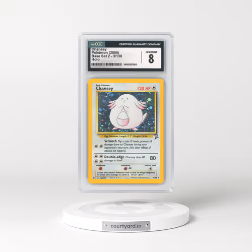 2000 Base Set 2 #3 Chansey - Holo (CGC 8 NM-MT)