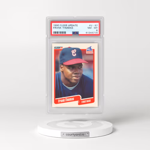1990 Fleer Update #U-87 Frank Thomas (PSA 8 NM-MT)