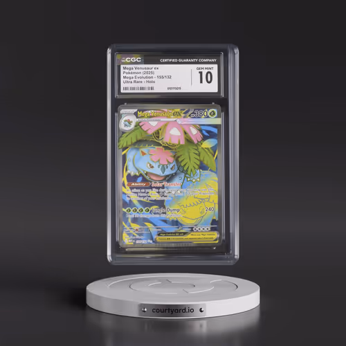 2025 Mega Evolution - MEG EN #155/132 Mega Venusaur ex - Ultra Rare Holo (CGC 10 GEM MINT)