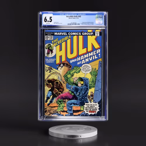 Incredible Hulk #182 CGC 6.5 White Pages (Marvel Comics, 12/74) - Universal