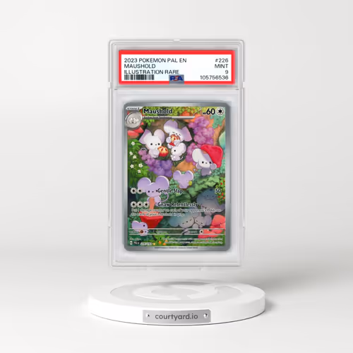 2023 Pokémon Pal EN-Paldea Evolved #226 Maushold - Illustration Rare (PSA 9 MINT)