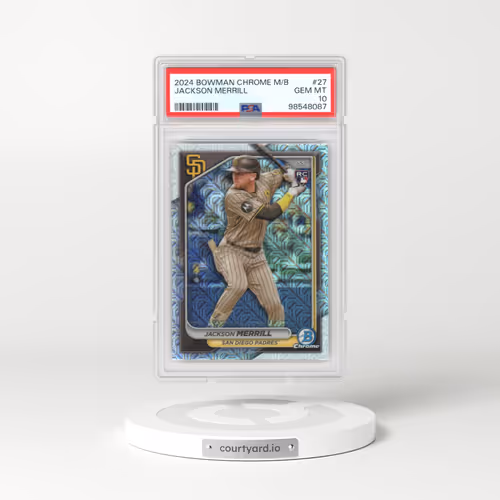 2024 Bowman Chrome Mega Box #27 Jackson Merrill (PSA 10 GEM MINT)