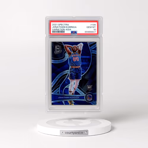 2021 Panini Spectra #106 Jonathan Kuminga - Variation-Asia (PSA 10 GEM MINT)