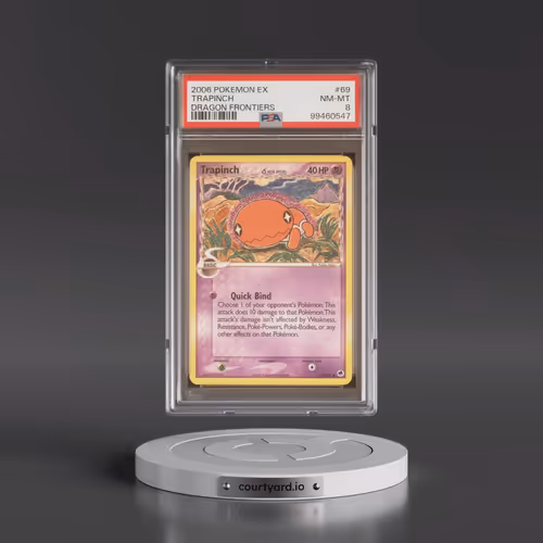 2006 Pokémon EX Dragon Frontiers #69 Trapinch (PSA 8 NM-MT)