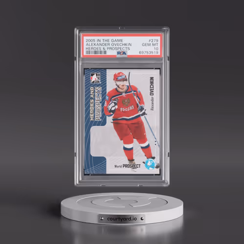 2005 In the Game Heroes & Prospects #279 Alexander Ovechkin (PSA 10 GEM MINT)