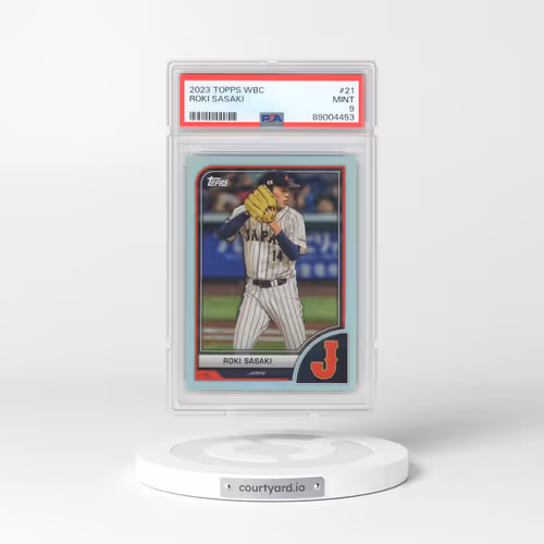 2023 Topps World Baseball Classic #21 Roki Sasaki (PSA 9 MINT)