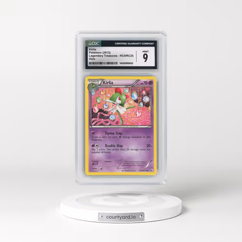 2013 Legendary Treasures #RC9/RC25 Kirlia - Radiant Collection Holo (CGC 9 MINT)