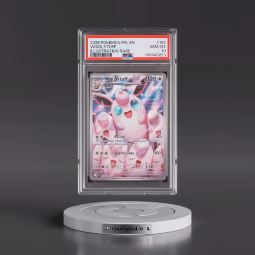 2025 Pokémon Pfl EN-Phantasmal Flames #105 Wigglytuff - Illustration Rare (PSA 10 GEM MINT)