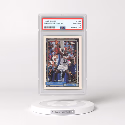 1992 Topps #362 Shaquille O'Neal (PSA 8 NM-MT)