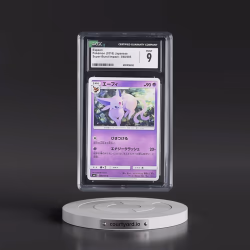 2018 Super-Burst Impact #040/095 Espeon (CGC 9 MINT)