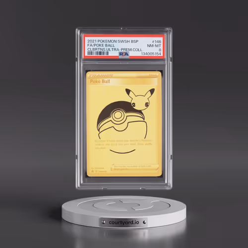 2021 Pokémon Swsh Black Star Promo #146 Poke Ball - Full Art Celebrations Ultra-Premium Collection (