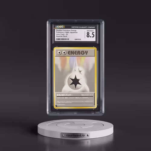 1999 Intro Pack #25 Double Colorless Energy - Squirtle Deck (CGC 8.5 NM-MT+)