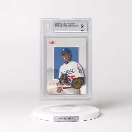 2001 Fleer Authority #141 Ricardo Rodriguez RC (BGS 9 MINT)