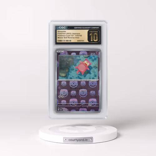 2023 Pokémon Card 151 #079/165 Slowpoke - Reverse Holo Master Ball (CGC 10 PRISTINE)