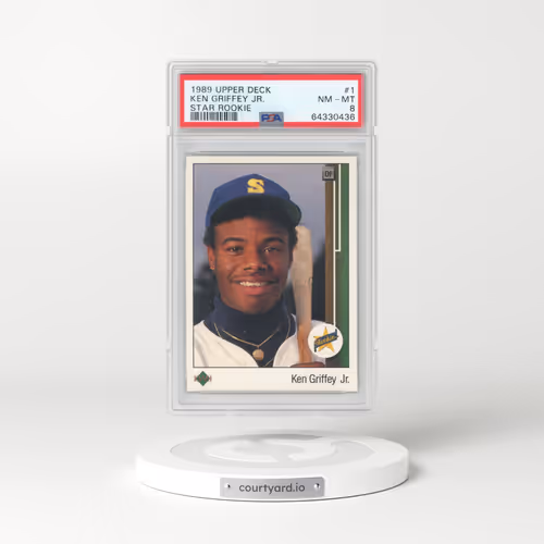 1989 Upper Deck #1 Ken Griffey Jr - Star Rookie (PSA 8 NM-MT)