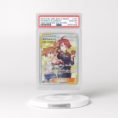 2019 Japanese Tag Team GX All Stars #191 Misty & Lorelei - Full Art Holo (PSA 10 GEM MINT)