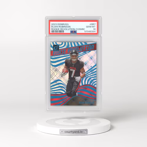 2023 Panini Donruss Rookie Revolution #RR7 Bijan Robinson - Cosmic (PSA 10 GEM MINT)