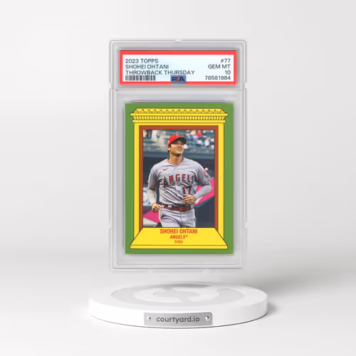 2023 Topps Throwback Thursday #77 Shohei Ohtani (PSA 10 GEM MINT)