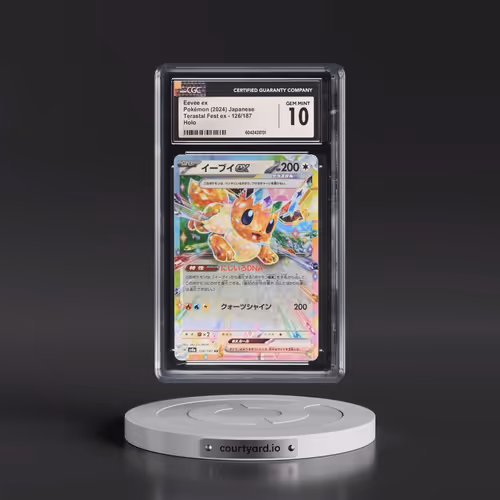 2024 Pokémon Sv8a-Terastal Fest EX #126 Eevee EX - Holo (CGC 10 GEM MINT)