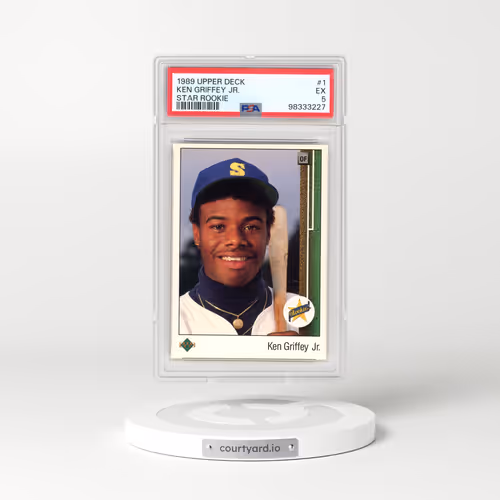 1989 Upper Deck #1 Ken Griffey Jr - Star Rookie (PSA 5 EX)