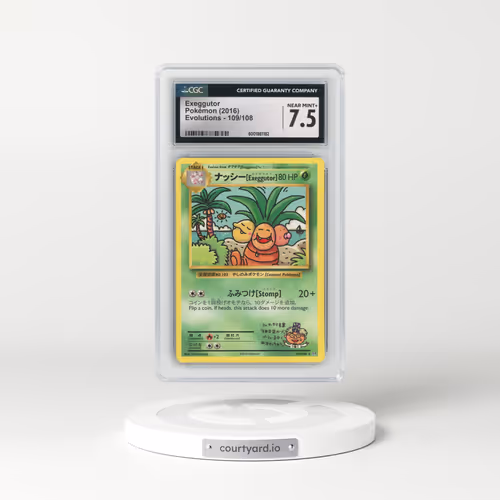 2016 Evolutions #109/108 Exeggutor (CGC 7.5 NM+)