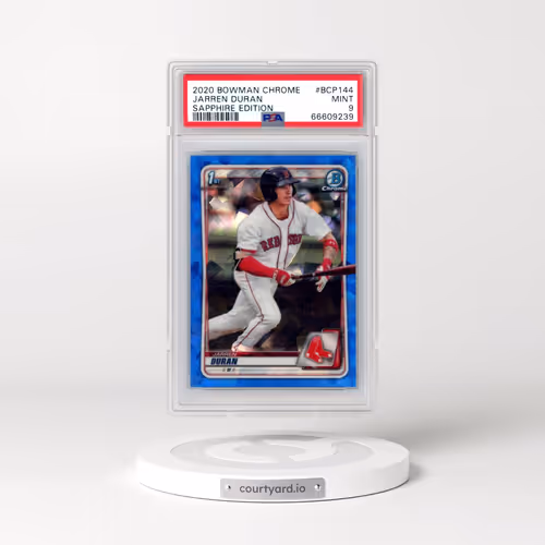2020 Bowman Chrome Sapphire Edition #BCP144 Jarren Duran (PSA 9 MINT)