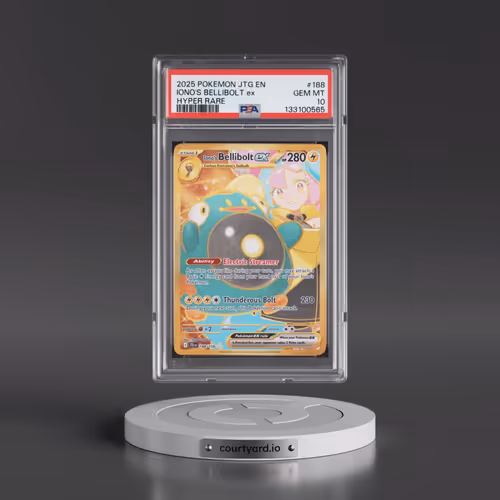 2025 Pokémon Jtg EN-Journey Together #188 Iono's Bellibolt EX - Holo Hyper Rare (PSA 10 GEM MINT)