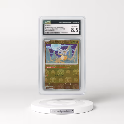 2023 Pokémon Card 151 #104/165 Cubone - Reverse Holo Poké Ball (CGC 8.5 NM-MT+)