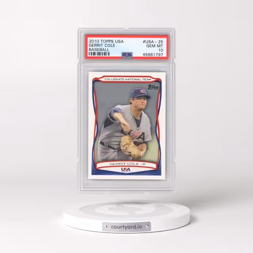 2010 Topps USA Baseball #USA-25 Gerrit Cole (PSA 10 GEM MINT)