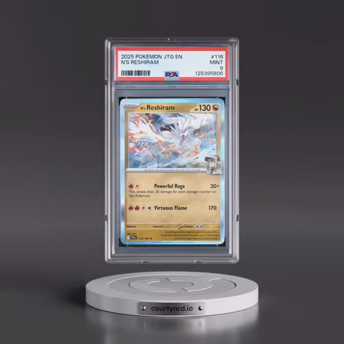 2025 Pokémon Jtg EN-Journey Together #116 N's Reshiram (PSA 9 MINT)