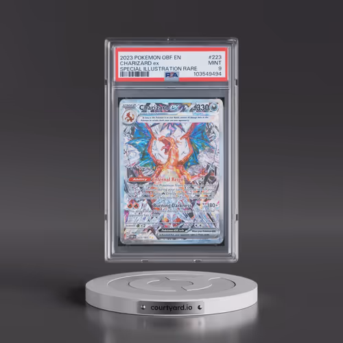 2023 Pokémon Obf EN-Obsidian Flames #223 Charizard EX - Holo Special Illustration Rare (PSA 9 MINT)