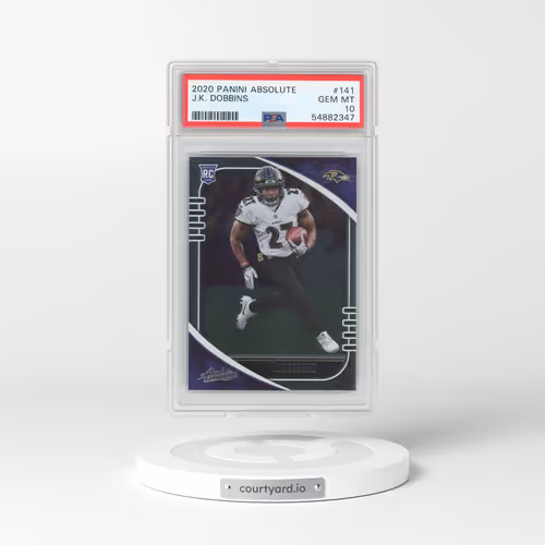 2020 Panini Absolute #141 J.K. Dobbins (PSA 10 GEM MINT)