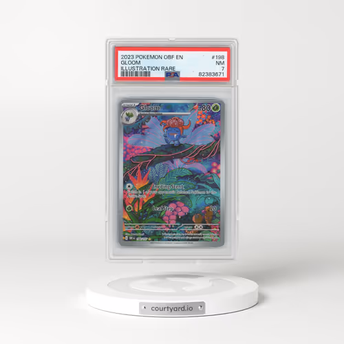 2023 Pokémon Obf EN-Obsidian Flames #198 Gloom - Illustration Rare (PSA 7 NM)