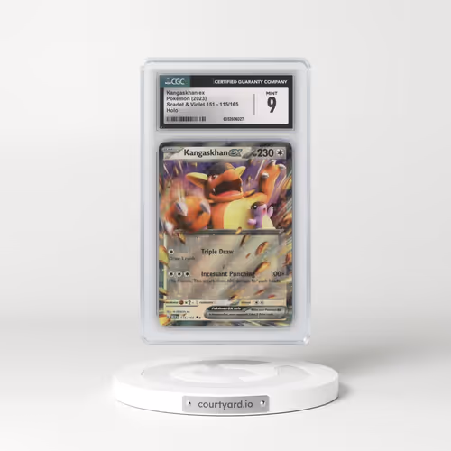2023 Scarlet & Violet 151 - MEW EN #115/165 Kangaskhan ex (CGC 9 MINT)