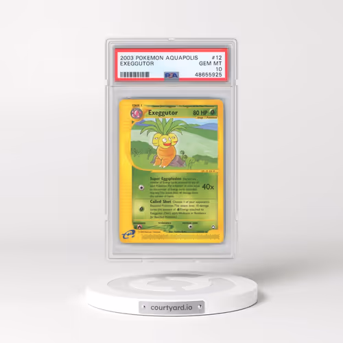 2003 Pokémon Aquapolis #12 Exeggutor (PSA 10 GEM MINT)