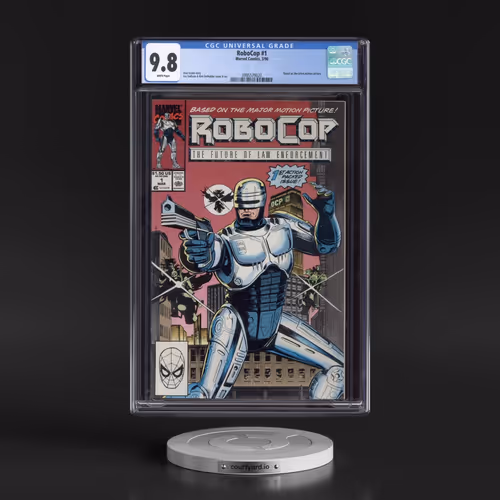 RoboCop #1 CGC 9.8 White Pages (Marvel Comics, 3/90)