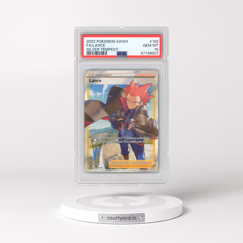 2022 Pokémon Sword & Shield Silver Tempest #192 Lance - Full Art (PSA 10 GEM MINT)