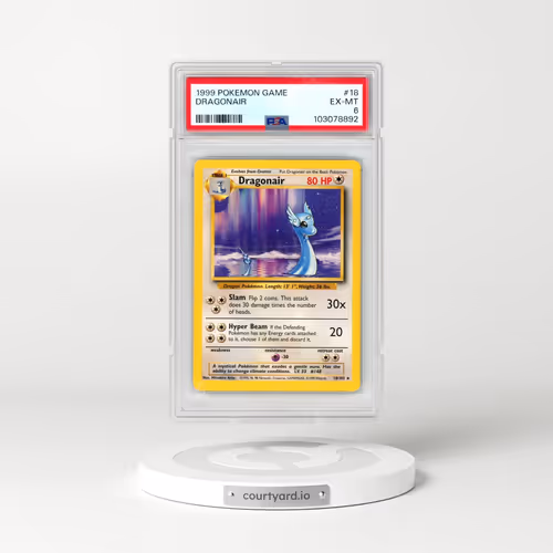 1999 Pokémon Game #18 Dragonair (PSA 6 EX-MT)