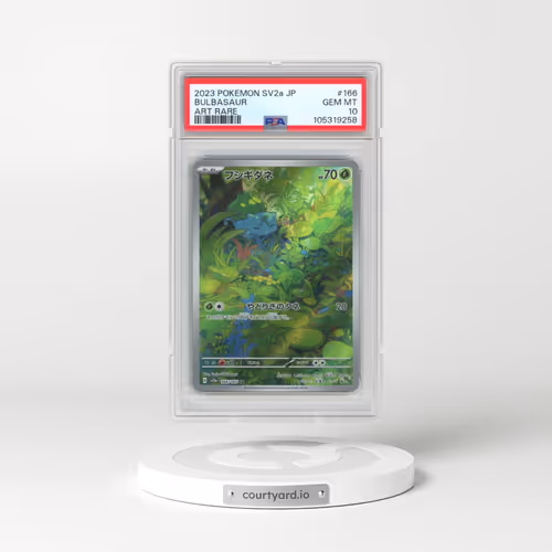 2023 Pokémon Sv2a-Pokemon 151 #166 Bulbasaur - Art Rare (PSA 10 GEM MINT)